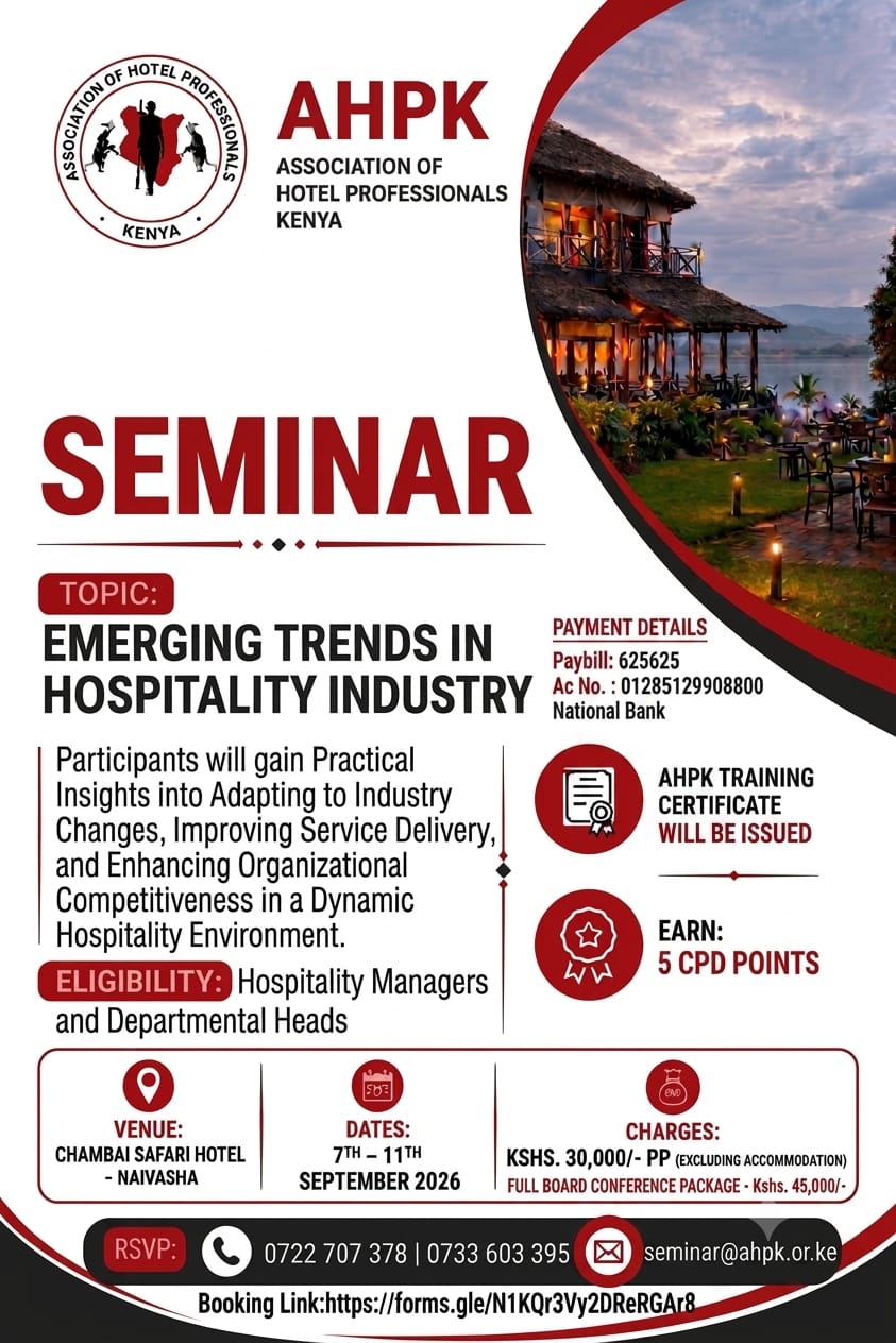 AHPK Seminar - 7th - 11th September 2026